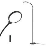 Emitto Led Floor Lamp Dimmable Standard Reading Light Remote Adjustable Angle