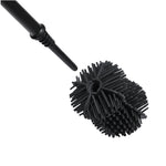 Recycled Toilet Brush Head - Replaceable with a robust 360° hourglass shape - Made in the UK | Graphite Black