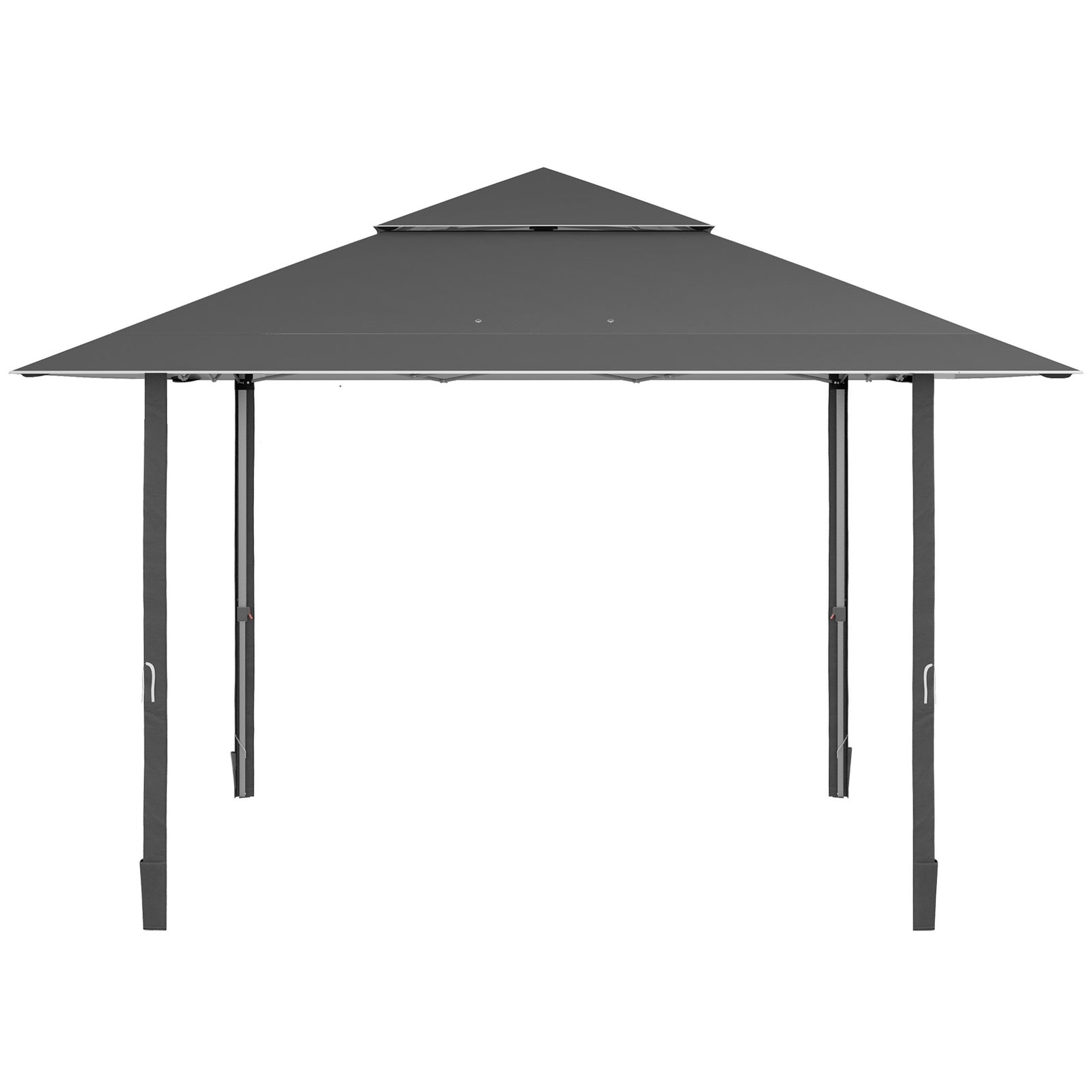 4 X 4m Outdoor Pop-up Canopy Tent Gazebo Adjustable Legs Bag | Dark Gray