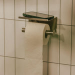 Paper Holder With Cover Brushed Copper Pvd Architect Sp