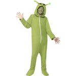 Kids Green Alien Costume | Age 10-12
