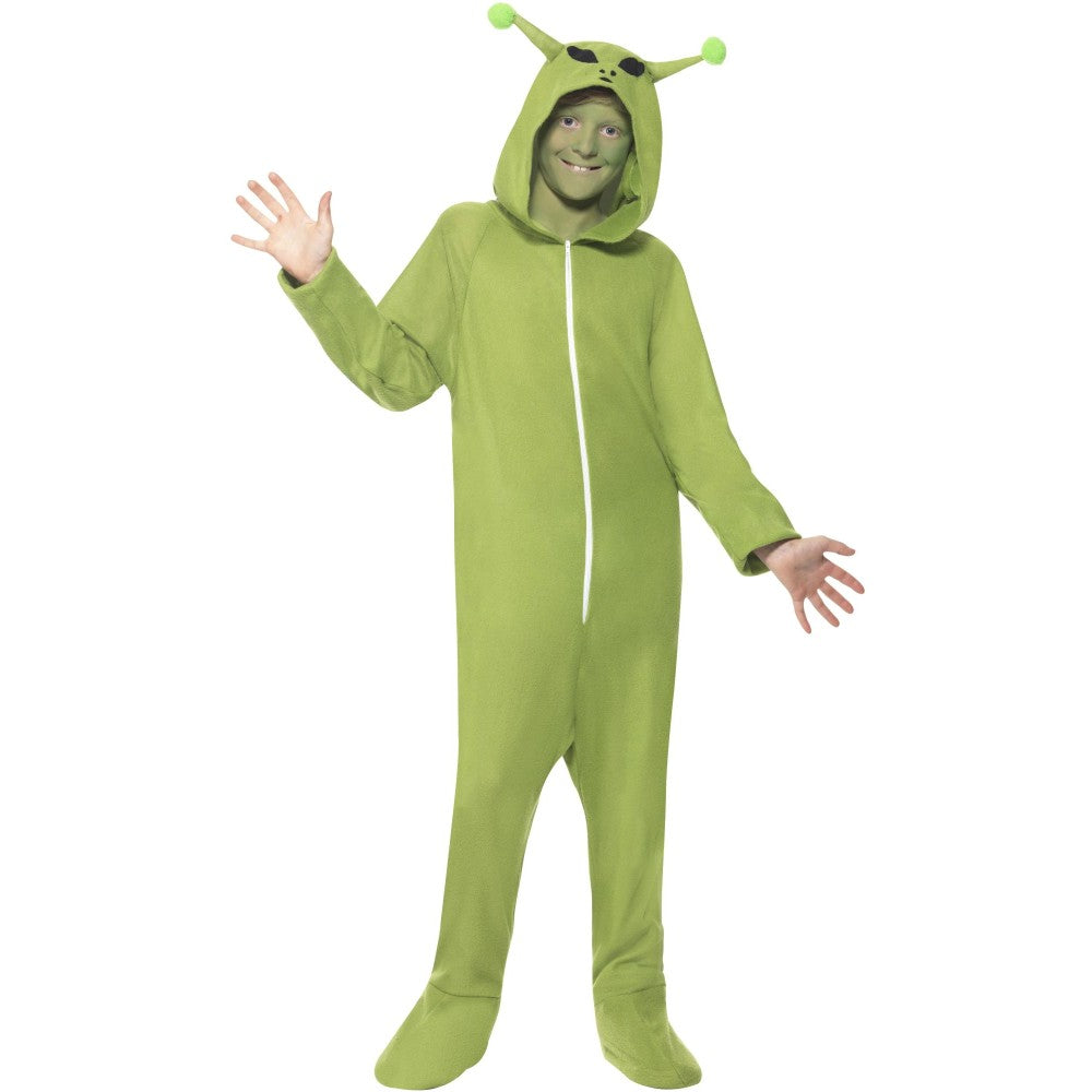 Kids Green Alien Costume | Age 10-12