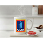 Dyzi Oldi Funny Old Man Quote Ceramic Coffee Mug White