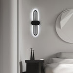 Modern Oval Led Wall Light With Acrylic Shade