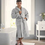 Coco Deluxe Fleece Robe | Large | Silver