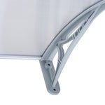 140cm Front Door Awning, Aluminium Rain Cover