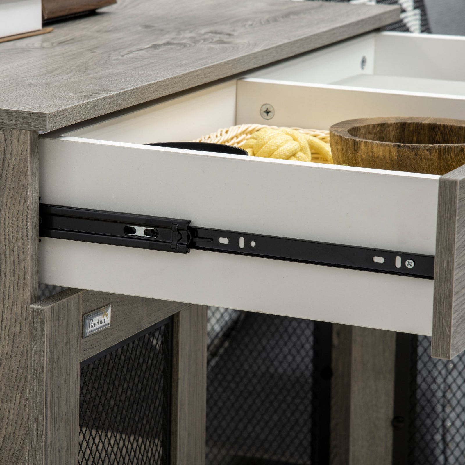 Double-door Dog Furniture Crate - Medium Dogs