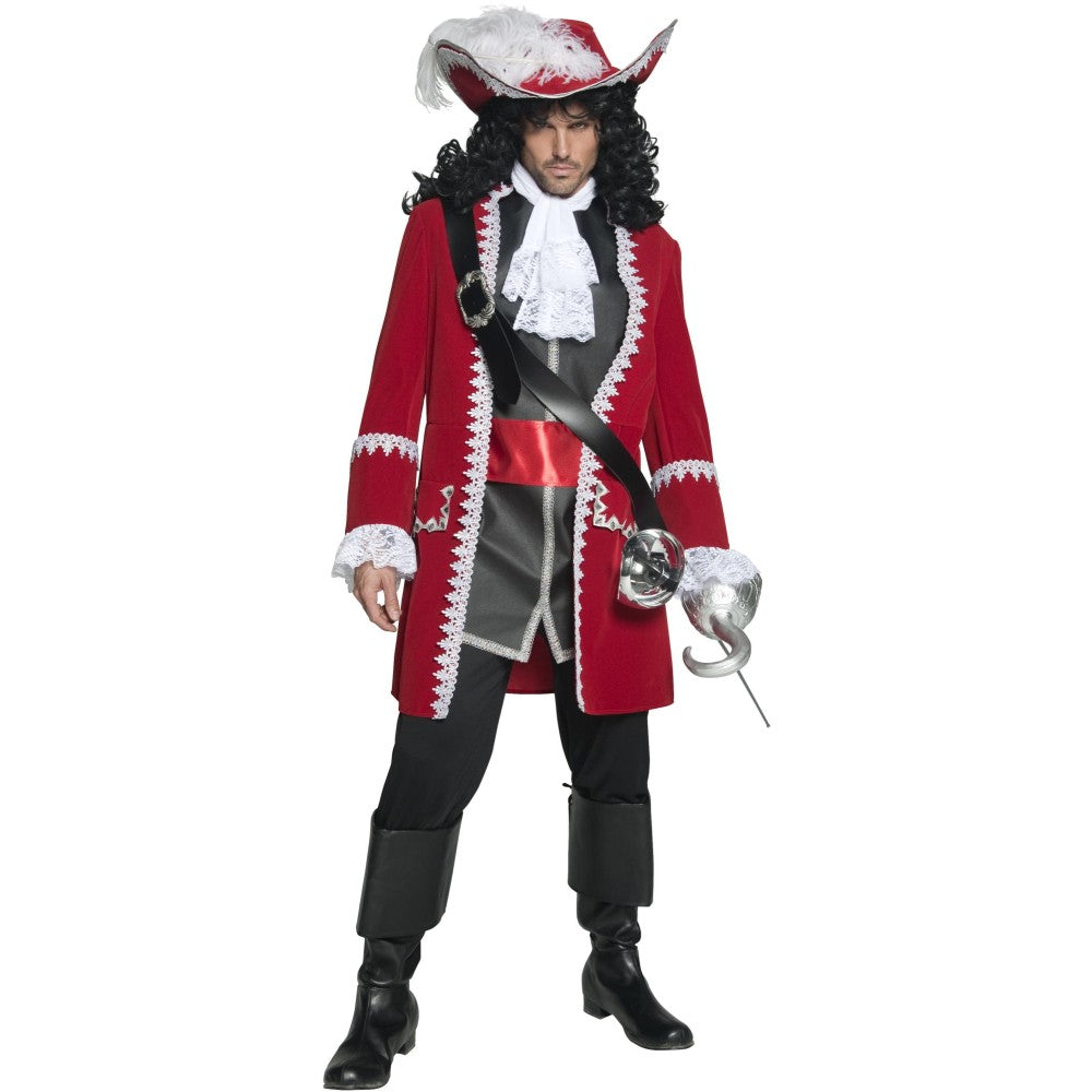 Authentic Pirate Captain Costume | Medium