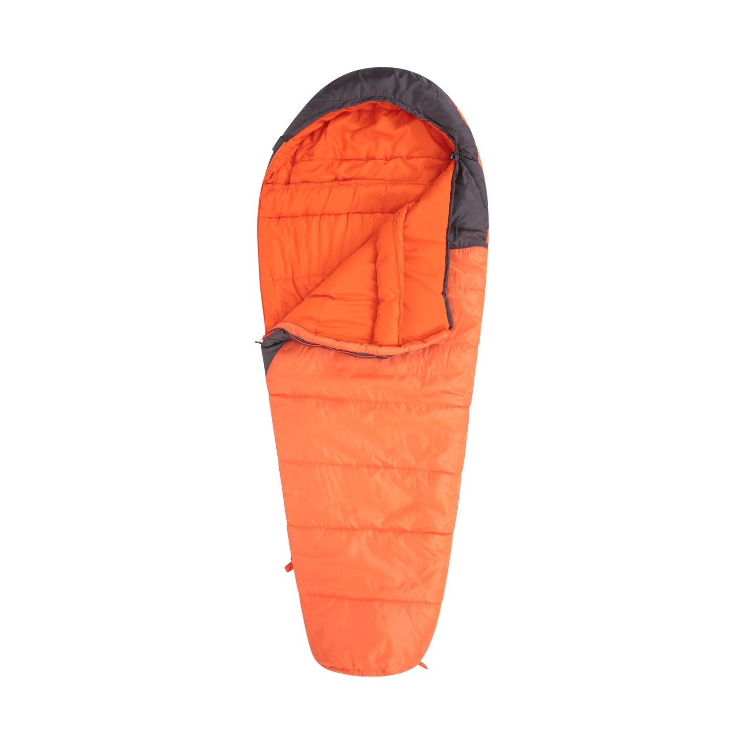 Summit 250 Left Zip Mummy Sleeping Bag | 200cm | Orange