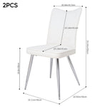 Breeins Set Of 2 Modern Dining Chairs