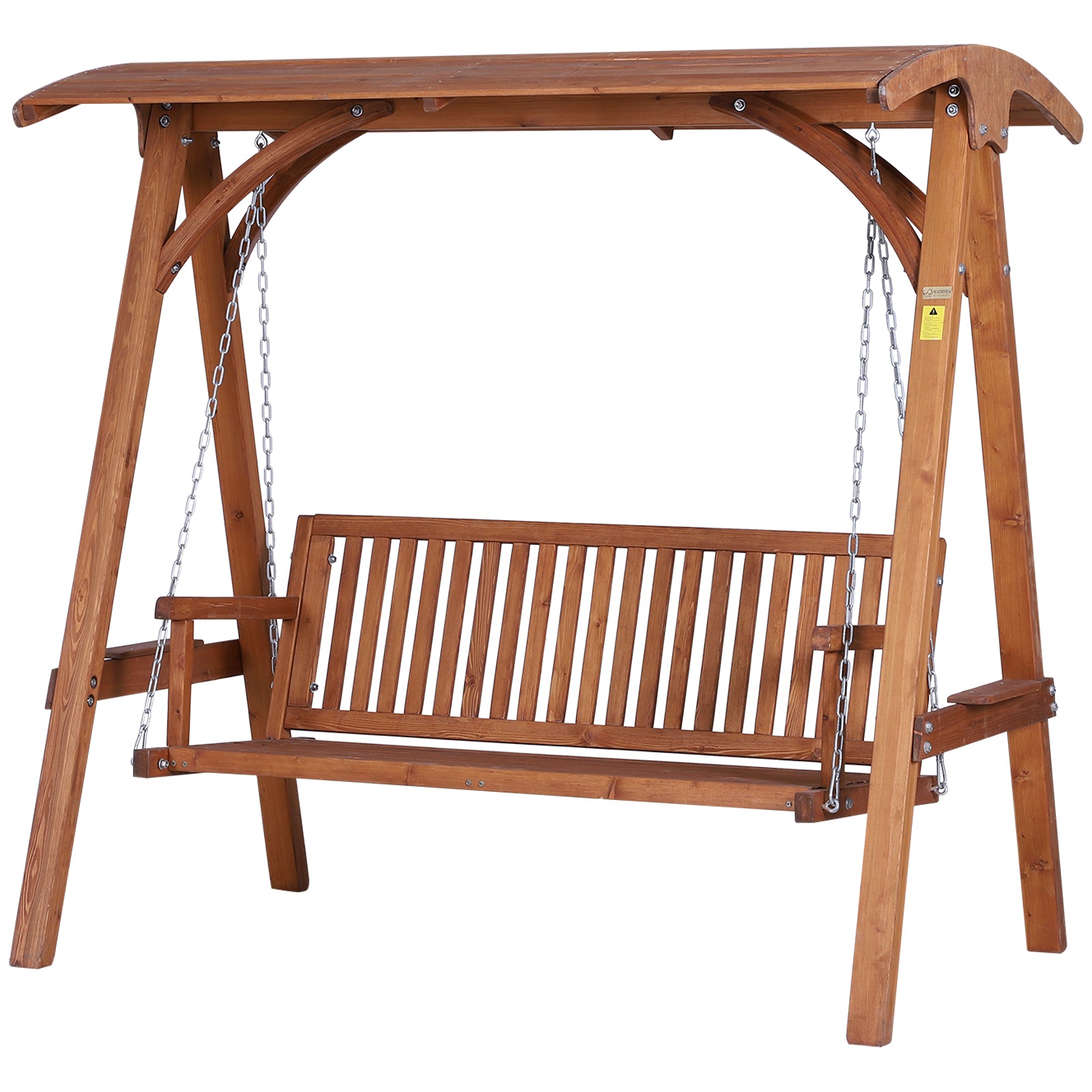 Wooden Garden Swing Chair Seat Hammock Bench Lounger Outdoor