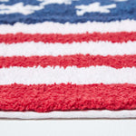 Usa Flag Cotton Bath Mat