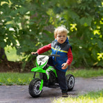 Honda Crf450rl Licensed 6v Kids Electric Motorbike W/ Horn | Green