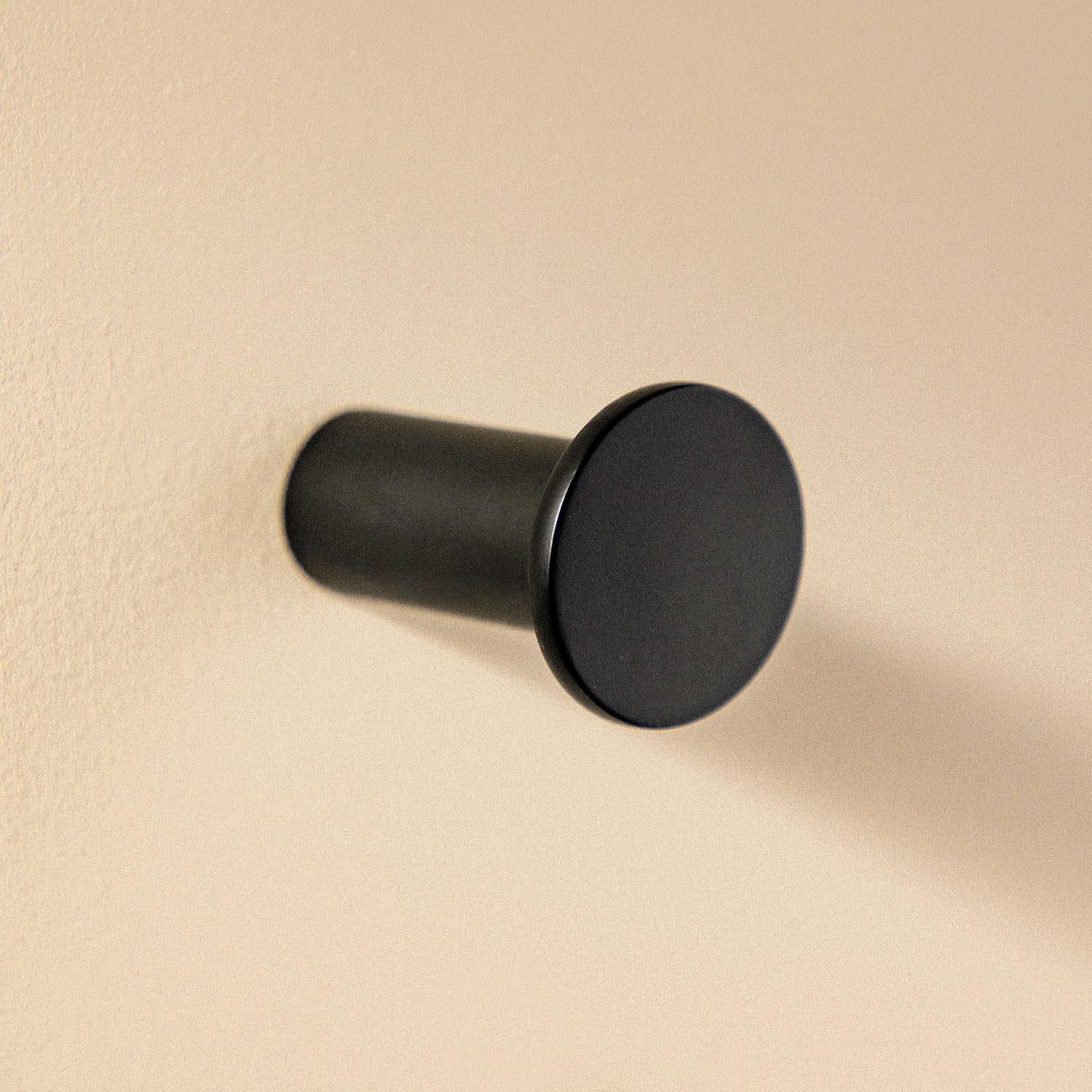 Towel Hook, Robe Hook, Coat Hook,brushed Black,architect S+ Collection