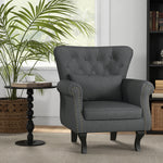 Wingback Armchair Chesterfield Style Accent Chair