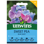 Sweet Pea  'blue Shift' (spencer-type) Seeds | 21 Seeds