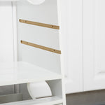 Step Stool Toddler Kitchen Stool With Adjustable Standing Platform | White