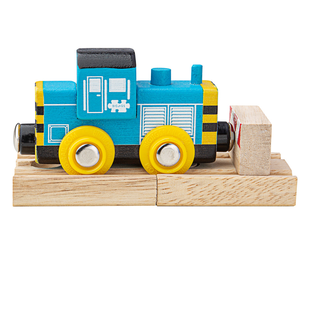 Wooden Class 7 Diesel Shunter Train Engine