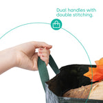 Livivo 82l Garden Waste Bags Set Of 2 Tear Resistant Waterproof Rubbish Sacks