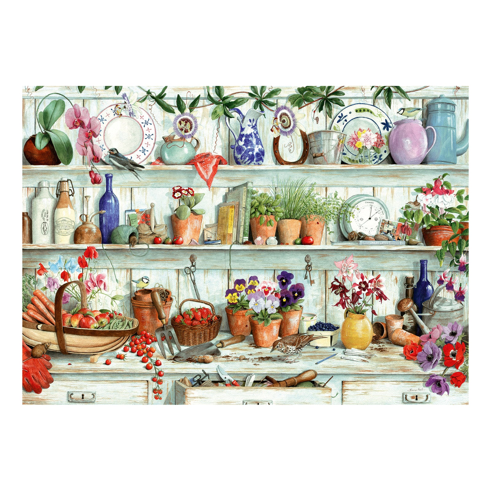 Posies & Produce Jigsaw - 1000 Piece Jigsaw Puzzle For Adults