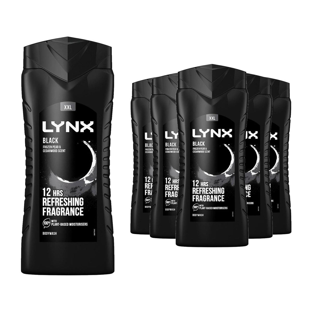 Black 12h Refreshing Energy Boost Shower Gel Bodywash 500ml | Set of 30