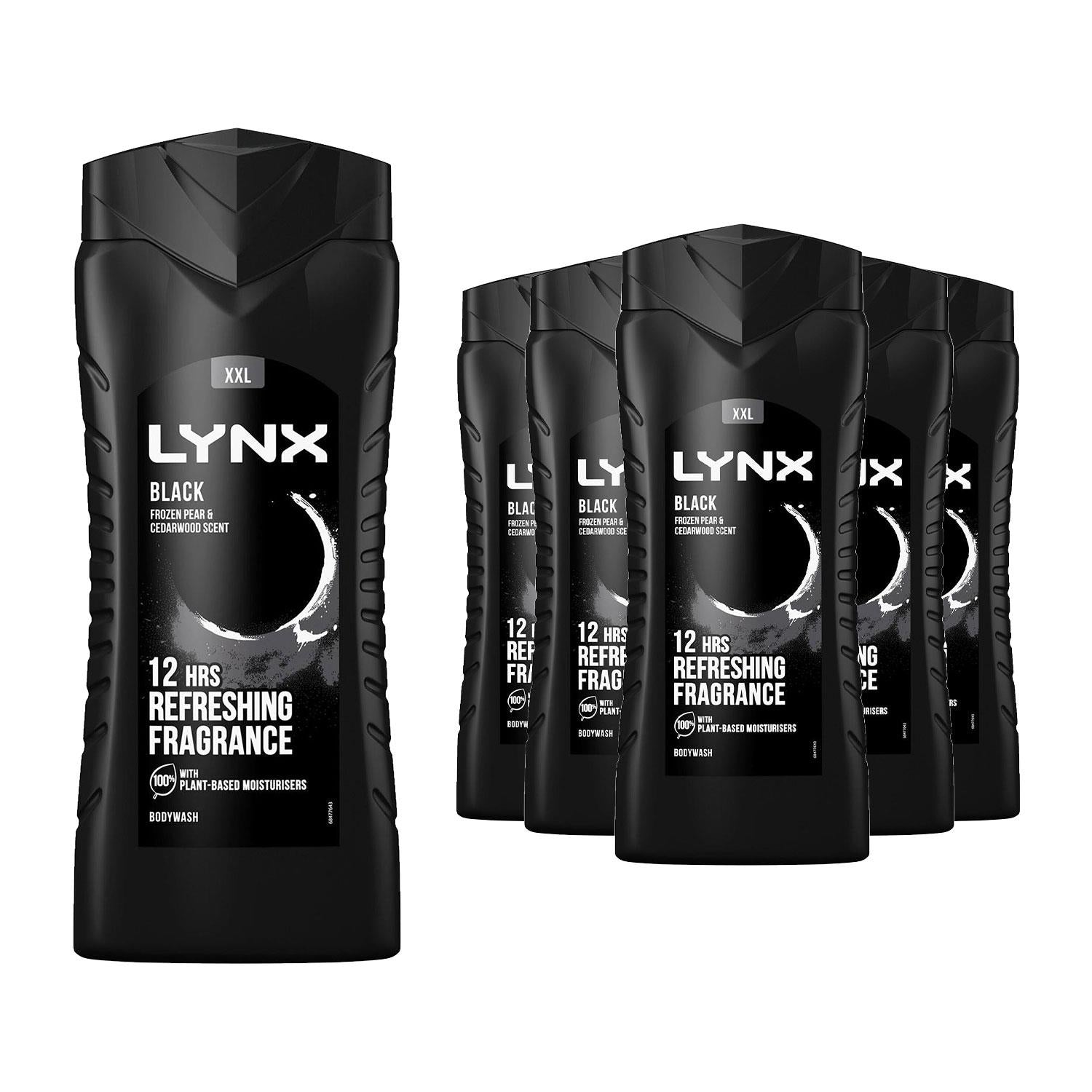 Black 12h Refreshing Energy Boost Shower Gel Bodywash 500ml | Set of 30