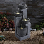 Garden Electric Water Fountain Decor With Lights