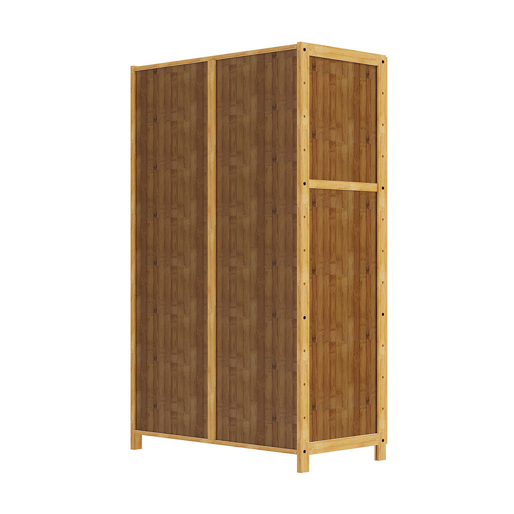 3-tier Narrow Bookcase Storage Cabinet With Acrylic Double  Door