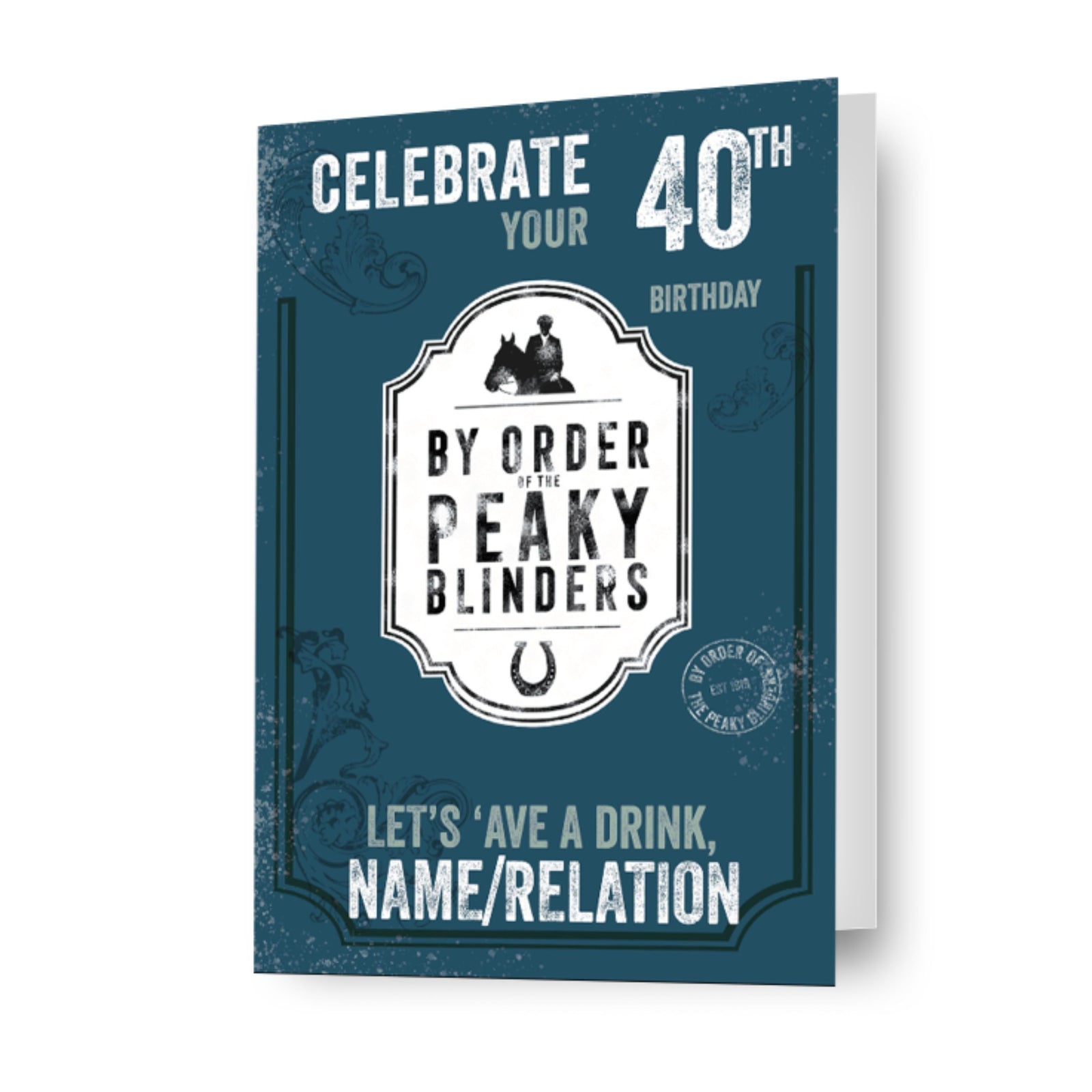 Personalised Age And Name Birthday Card Official Product