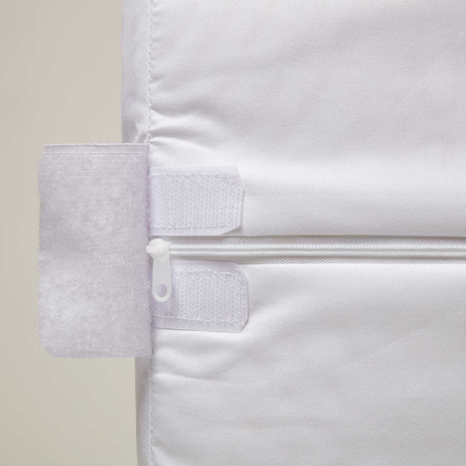 Zipped Mattress Encasement, 40 Cm Depth | Super King | White