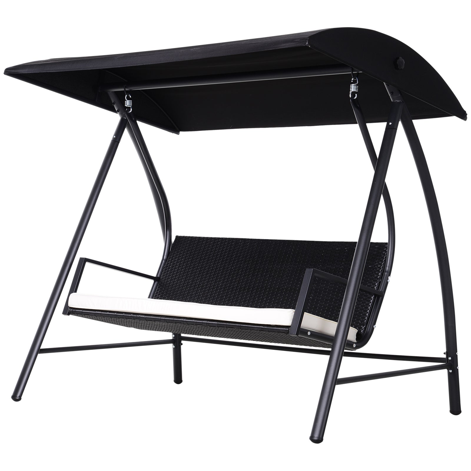 Outdoor Swing Chair Patio Garden Swinging Lounger 2-3 Seater