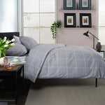 Crossley Heath 100% Cotton Duvet Set – Classic Comfort, Everyday Luxury | Single | Grey