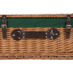Wicker 56cm Double Steamed Picnic Basket | Green