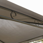 Outdoor Gazebo Steel Canopy Tent Pavilion 2-tier Roof Top