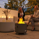 45cm Smokeless Wood Burning Firepit Metal Fire Pit