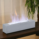 Tabletop Cement Ethanol Fireplace With Extinguisher Lid
