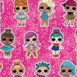 LOL Surprise Gift Wrap, 4 Sheet 4 Tag, Bundle Official Product