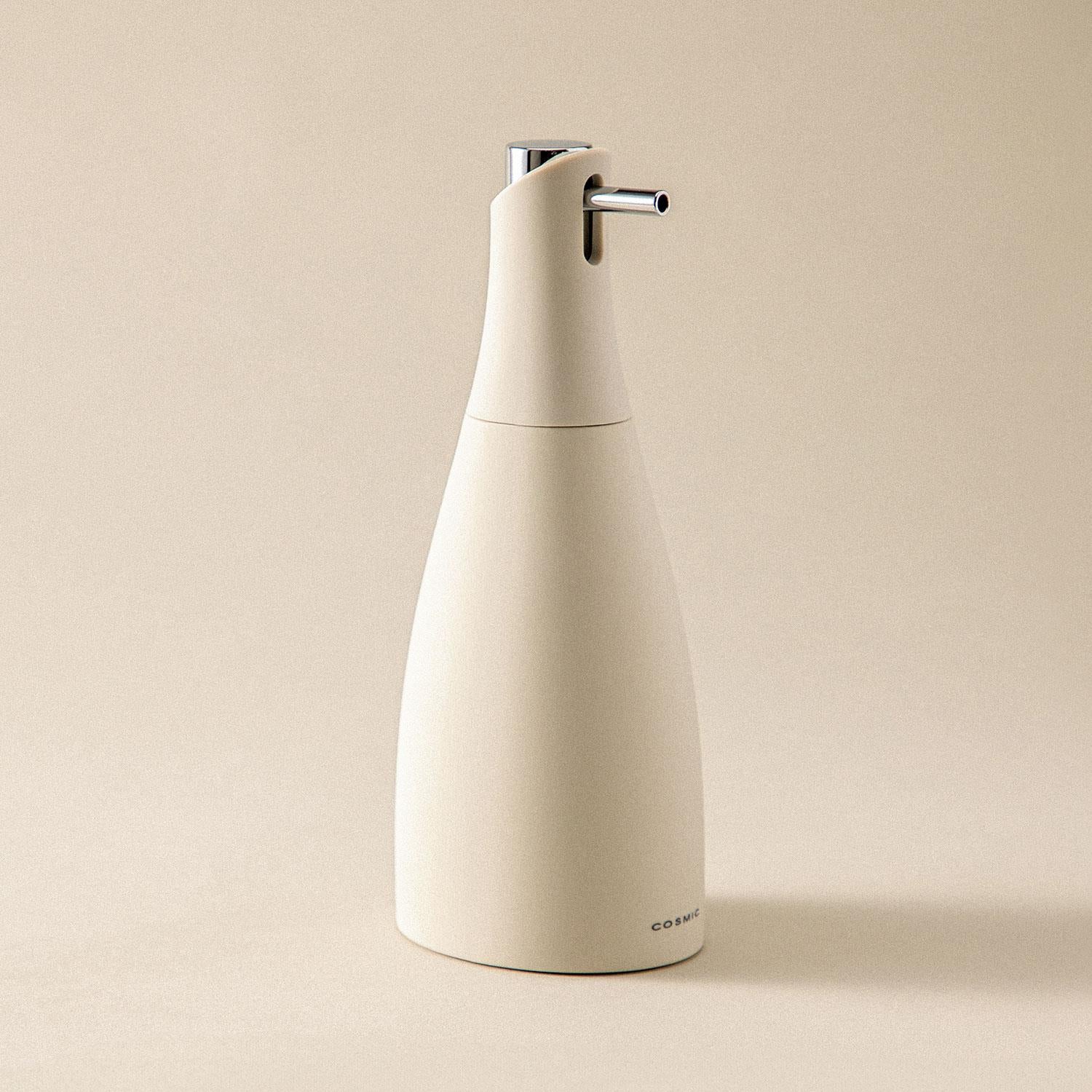 Soap Dispenser 300ml, Matt Grey Unique Design Soft Finish Saku Collection