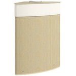55l Laundry Hamper With Removable Washable Liner Bag | Natural