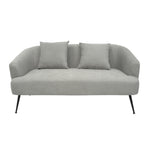 Breeins Modern Chenille 2-seater Sofa With 2 Scatter Cushions