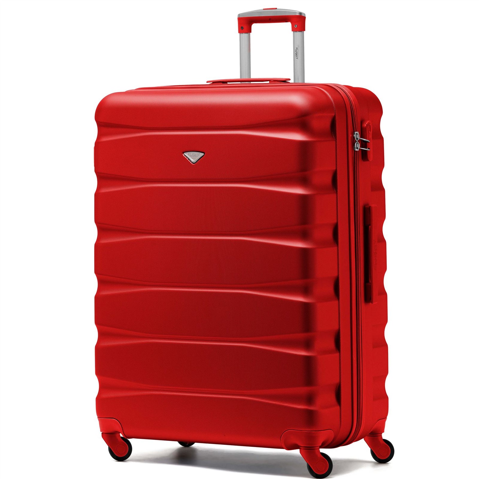 29" Large Suitcase Check-in Hold Luggage Hard Shell 4 Wheels Tsa Lock | Large | Red