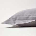 Egyptian Cotton Satin Stripe Oxford Pillowcase 330 Tc | King Pillow Case | Grey