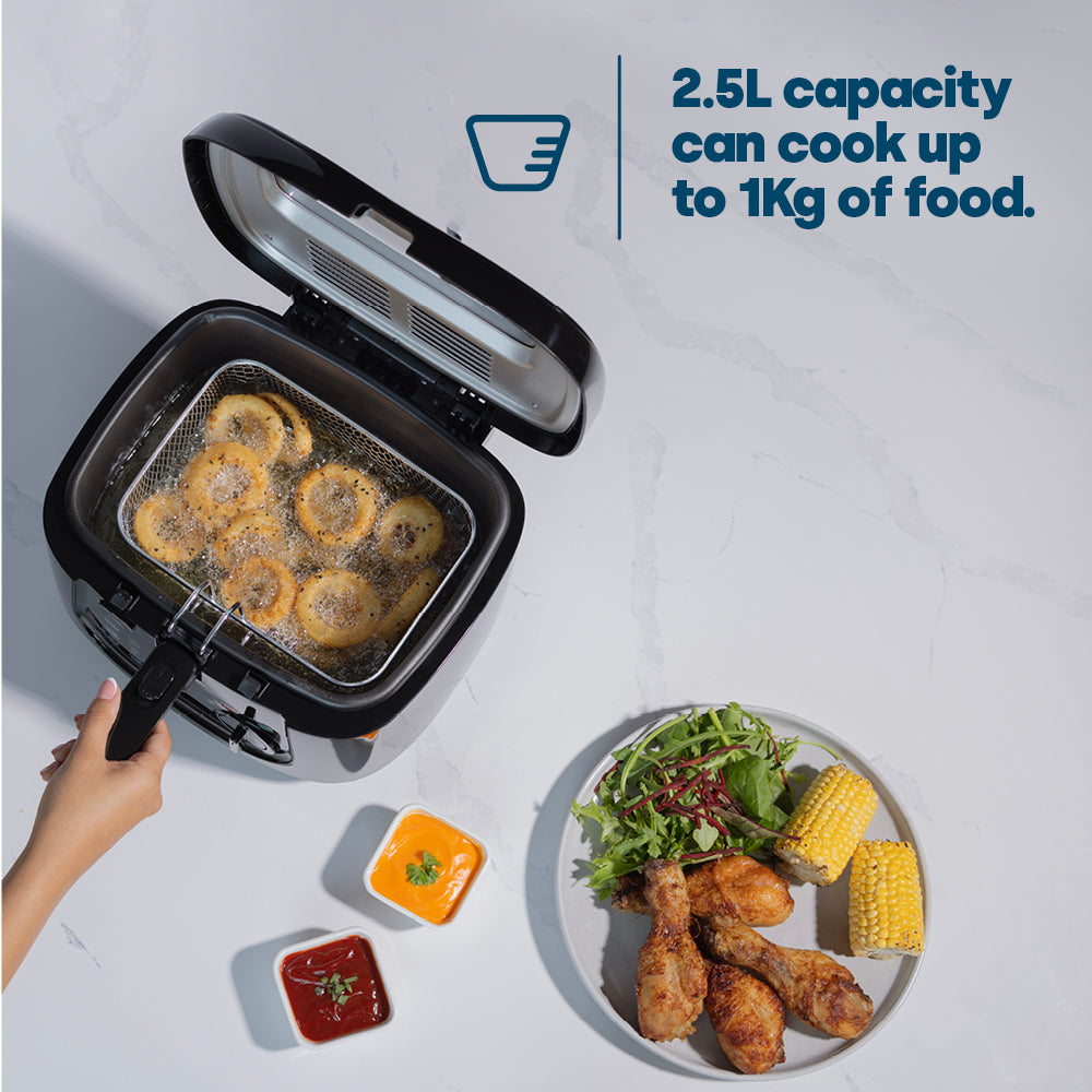 2.5l Electric Deep Fat Fryer - Black