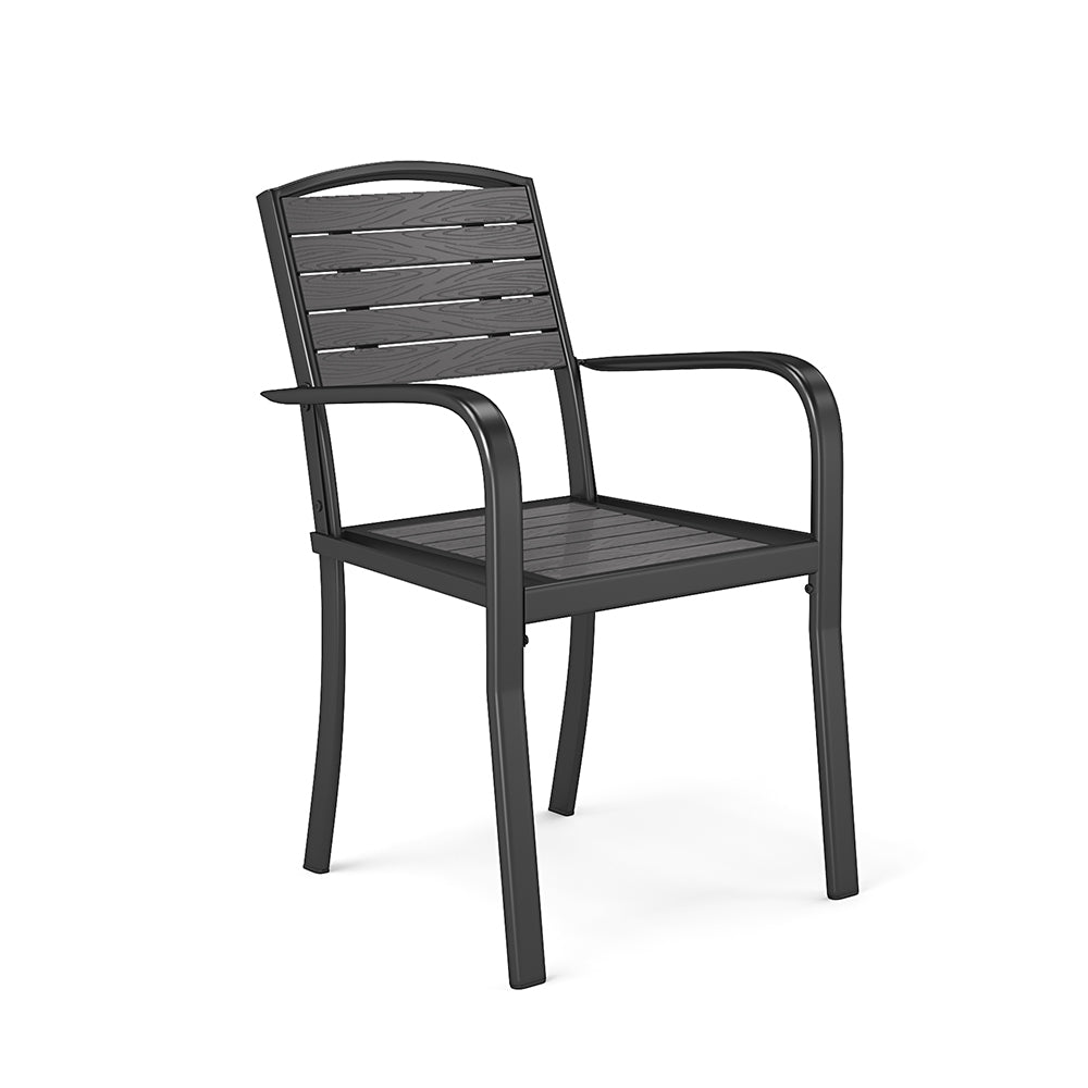 Garden Dining Armchairs In Grey – Available In Sets Of 2 Or 4 | Set of 4 | Grey