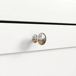 2 Flip Drawer Narrow Shoe Cabinet With Adjustable Shelves, White