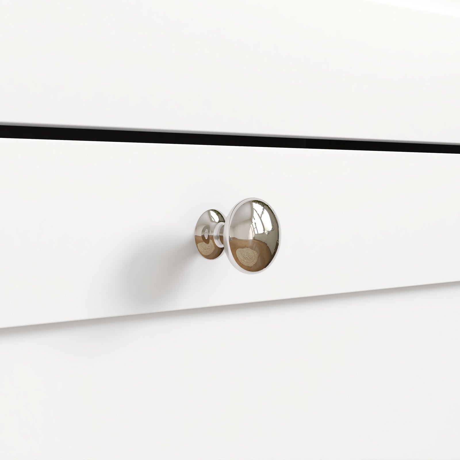 2 Flip Drawer Narrow Shoe Cabinet With Adjustable Shelves, White