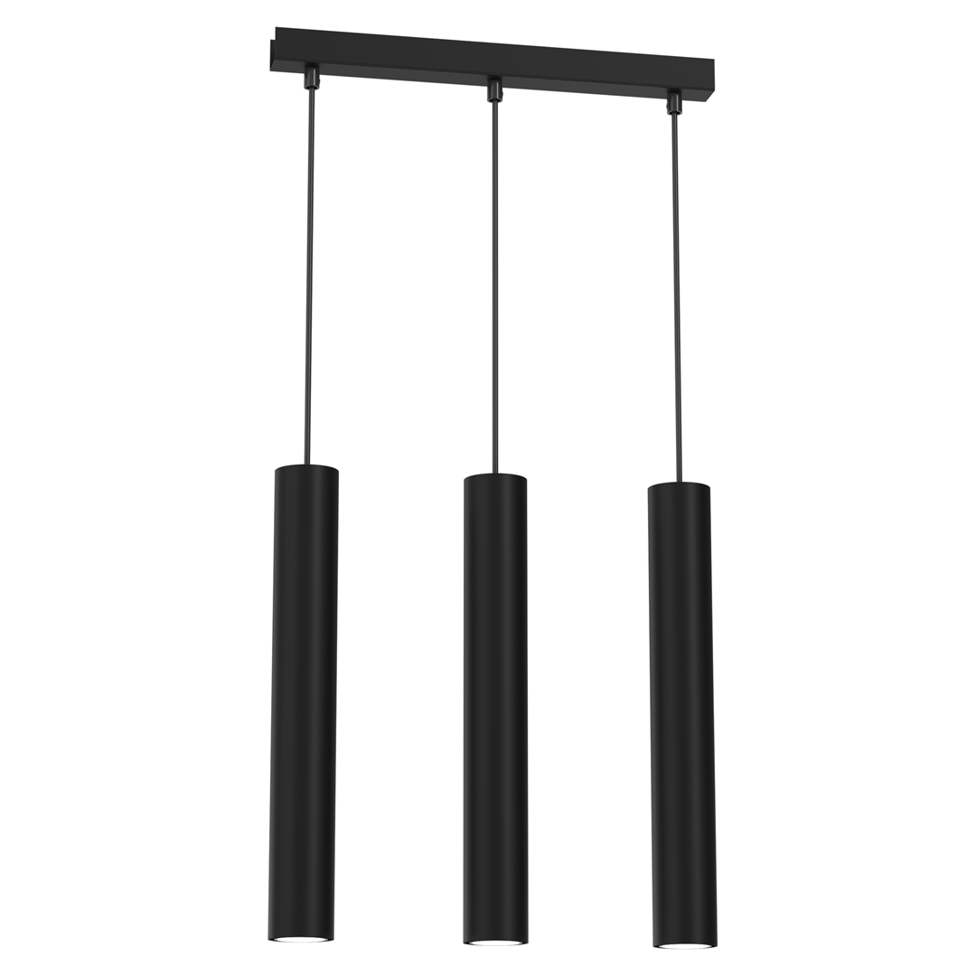 Hudson Pendant Lamp Hand Made High Quality Elegant Cylindrical Design With Matt Black Finish