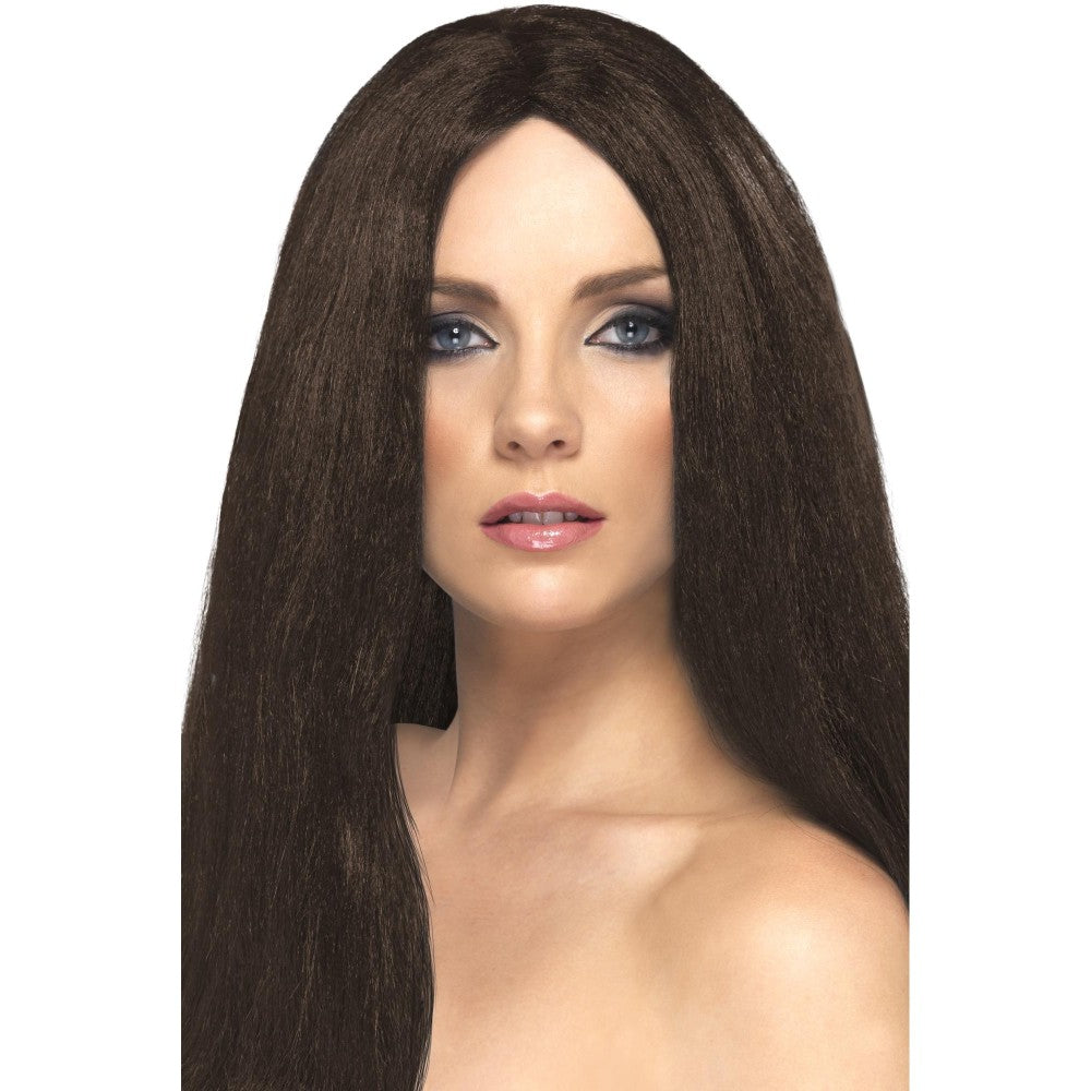 Star Style Long Straight Wig | Brown