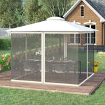 302 X 207cm Universal Replacement Gazebo Mesh Netting Screen