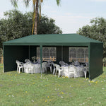 6m X 3m Garden Gazebo Marquee Canopy Party Tent Canopy Patio | Green
